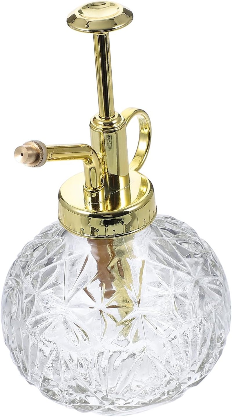 Garneck Small Glass Spray Bottle for Plants - Vintage Watering Can in Gold for Indoor Plants and Garden Watering - Elegant Flower Sprayer for Succulents and Hanging Plants - Image 1