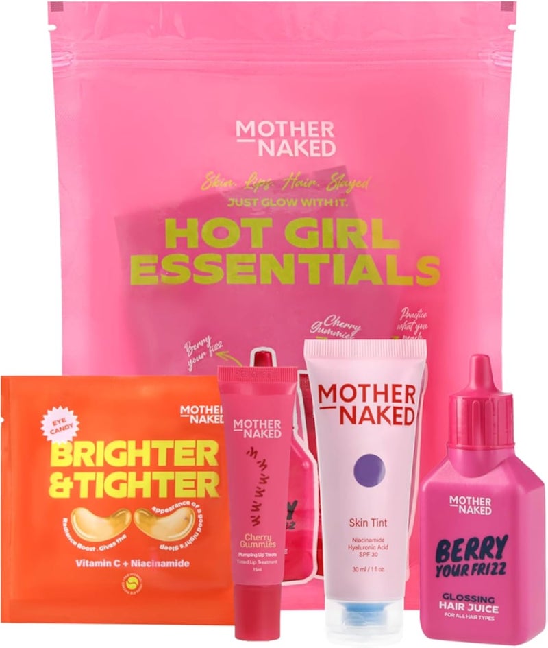 مجموعة العناية بالبشرة الأساسية للفتيات الجميلات من MotherNaked، إصدار محدود