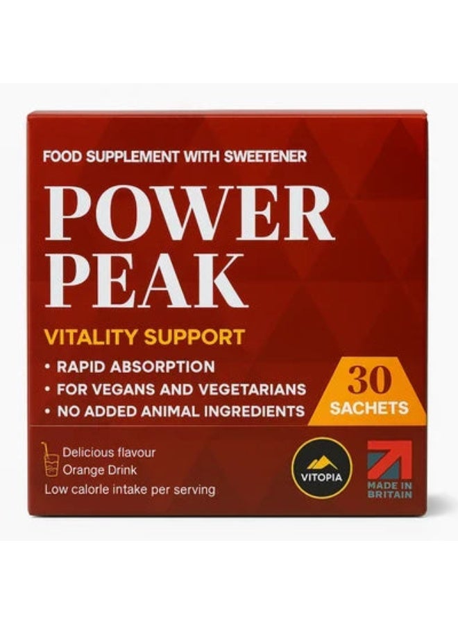 POWER PEAK VITALITY SUPPORT SACHET 30S