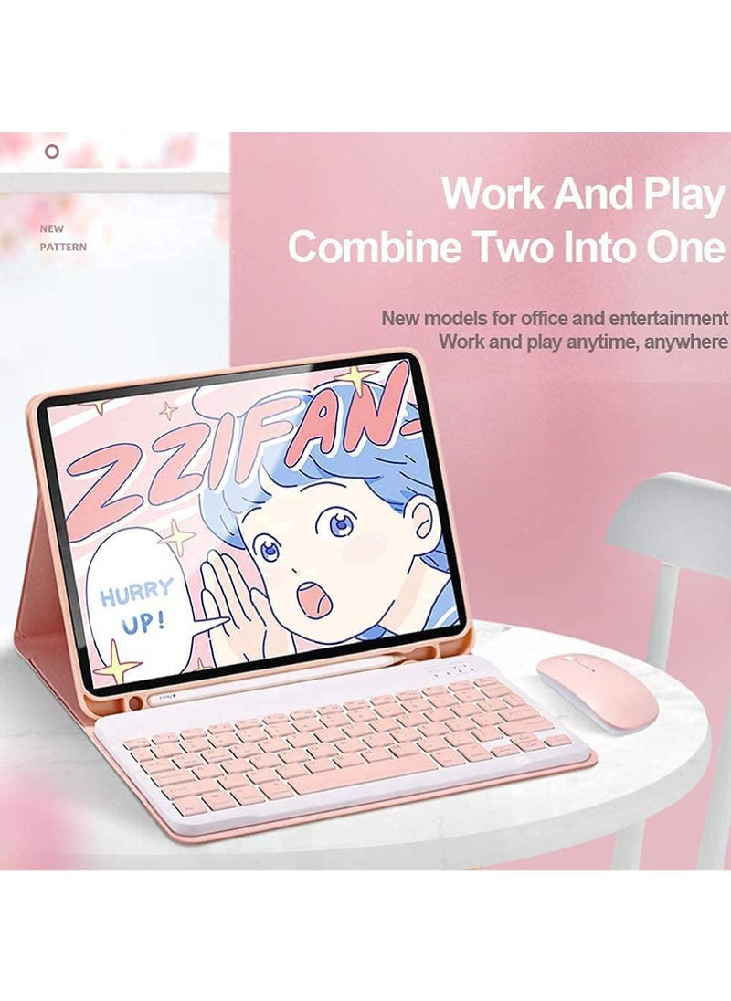 Rock Pow Keyboard Case For iPad Pro 11 Inch M4 (2024)/iPad Pro 11 (2024) Trifold Stand Protective Case with Pen Holder - Supports Pencil Charging  - Image 4
