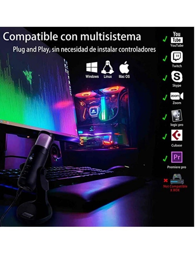 Jmary MC-PW9 Desktop for Podcast live Streaming and Recording Microphone - Image 5