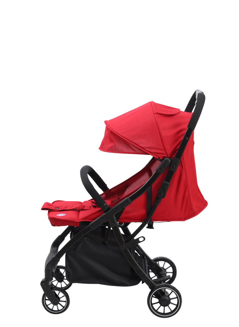 Hababy Premiun Cabin Stroller - Red - Y1R  - Image 1