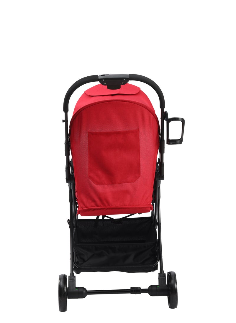 Hababy Premiun Cabin Stroller - Red - Y1R  - Image 3