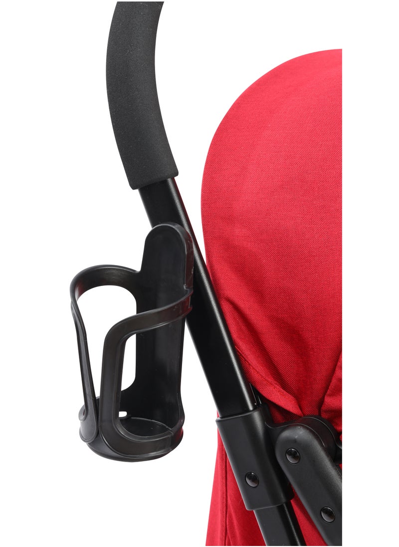 Hababy Premiun Cabin Stroller - Red - Y1R  - Image 4