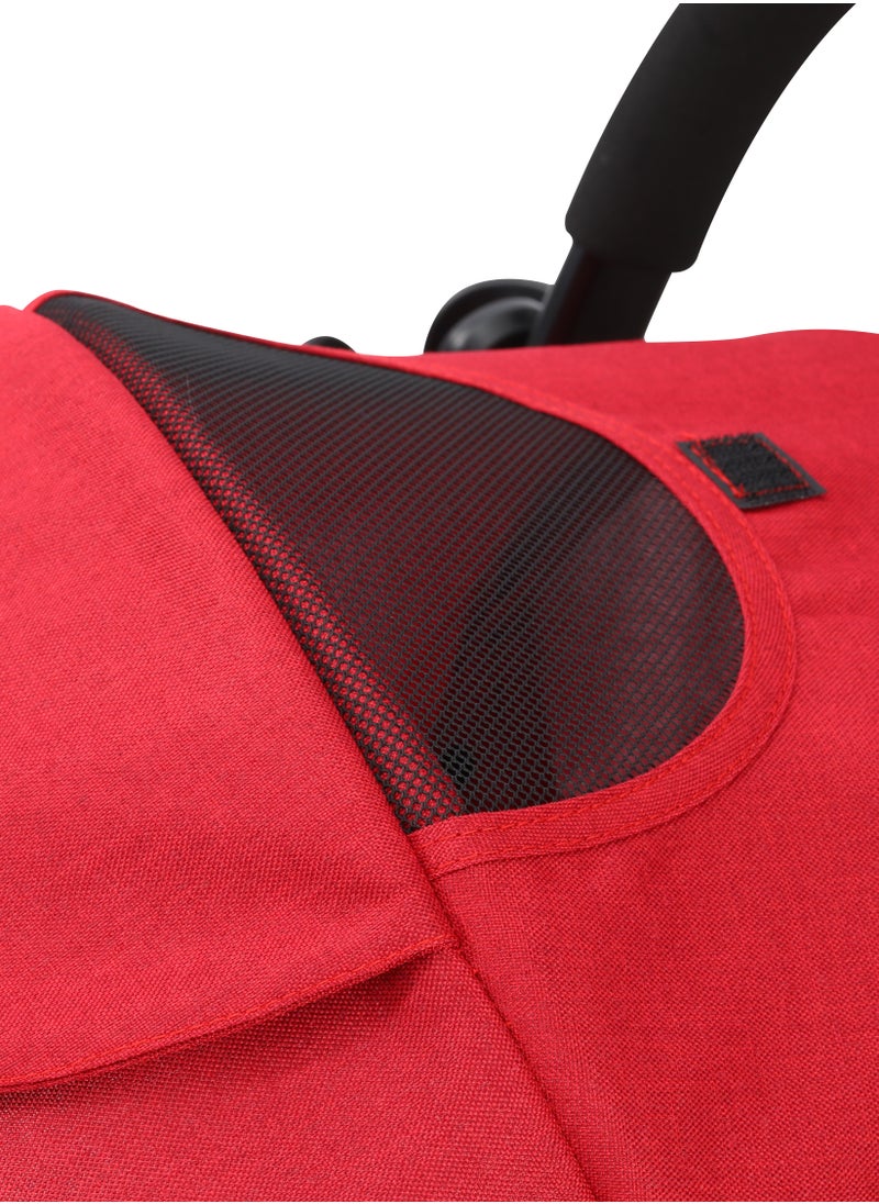 Hababy - Premiun Cabin Stroller - Red - Y1R - Image 1