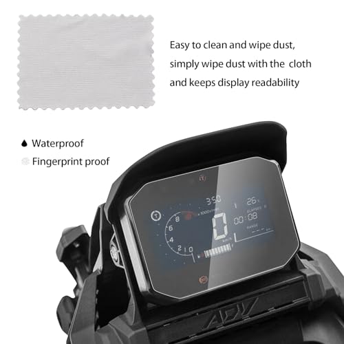HAONEL Instrument Film Dashboard Screen Protector Replacement for Honda ADV 350 160 2022-2023 Cluster Display Screen Protective Cover - Image 4