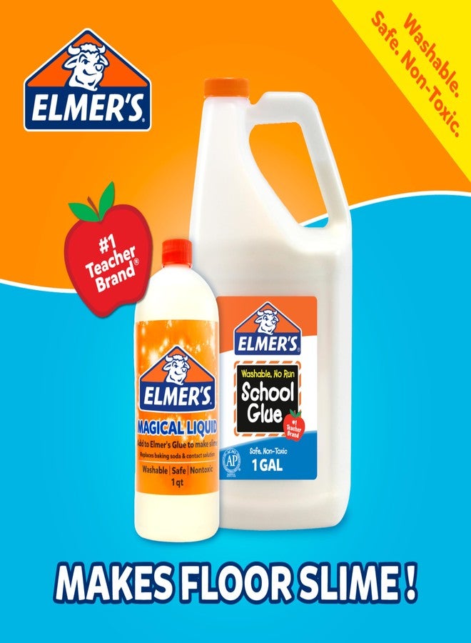 Elmer's Magical Liquid, Slime Activator Solution, Safe and Washable, 1 Quart - Updated Formula for Double the Slime Output - Image 4