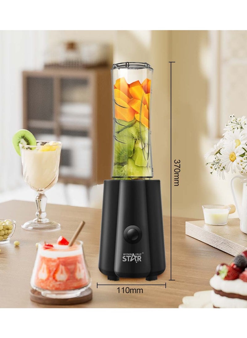 Winning Star - Portable Blender 600ml Mini Personal Size Juicer Cup, 450W Waterproof Handheld Smoothie Maker For Shakes, Fruit, Ice – Compact Travel Blender for Home, Office & Gym - Image 1