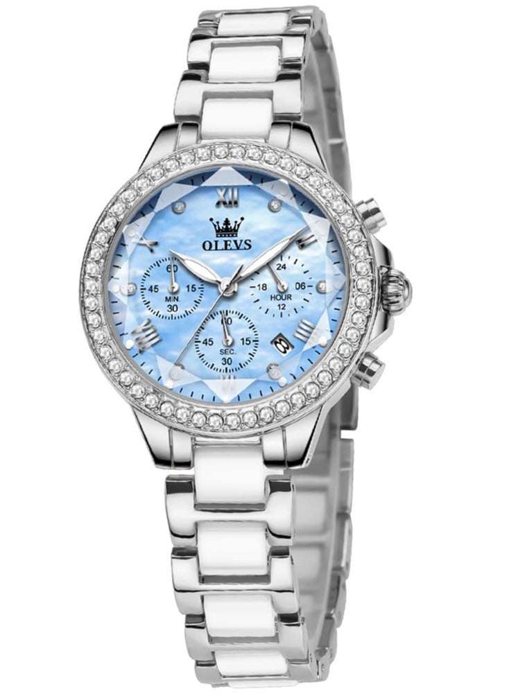 OLEVS Quartz Ceramic Ladies Watch 9999 - Image 1