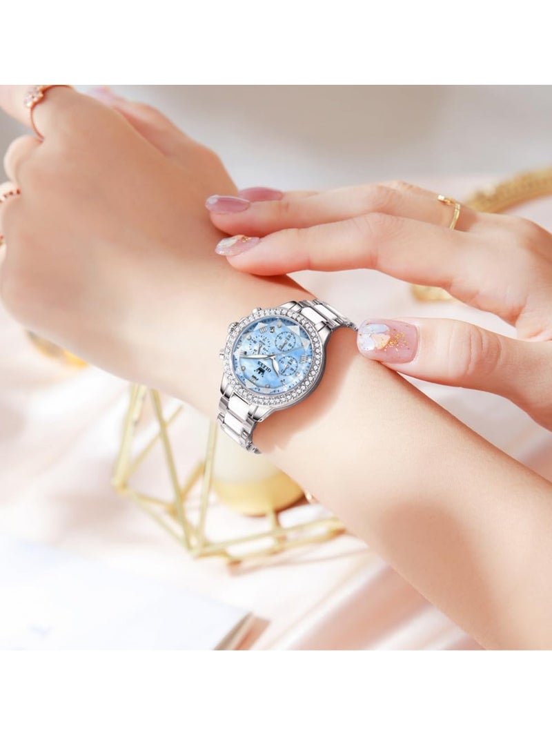 OLEVS Quartz Ceramic Ladies Watch 9999 - Image 5