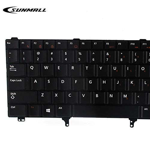 SUNMALL US Layout Replacement Keyboard Without Backlit Compatible with Dell Latitude E5420 E5430 E6220 E6320 E6330 E6420 E6430 E6440 Series (Without Pointer Stick) - Image 4