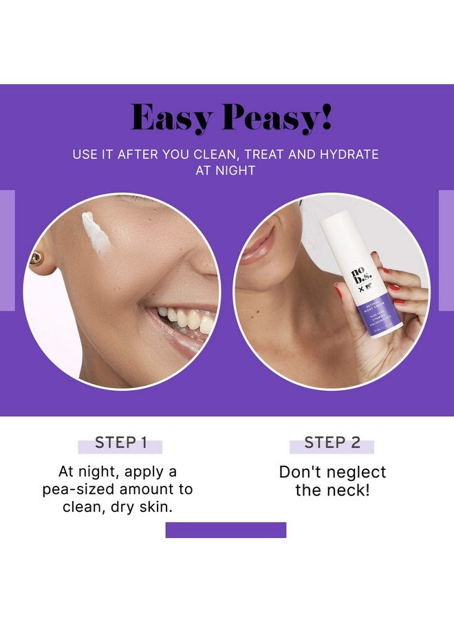 NO B. S. NO BAD STUFF No Bs Retinol Cream For Face With Hyaluronic Acid And Vitamin E Retinol Night Cream For Spot Treatment Vegan Wrinkle Cream And Spots Corrector For Face. Includes Free Skincare Samples  - Image 4