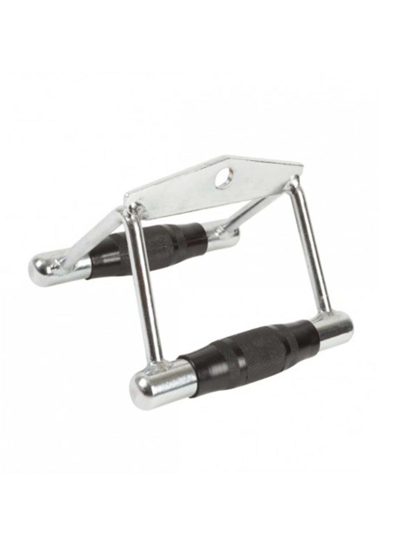 AXOX Revolving Solid Seated & Chinning Bar With Tpr Grips – Durable Chrome Finish & Comfortable Diamond Knurl Textured Grips - Image 2