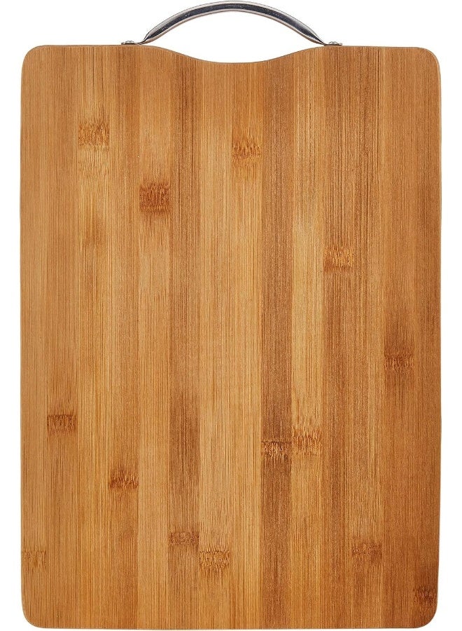 ALSAQER لوح تقطيع البامبو الفاخر من الساقر، الحجم (36x26 سم)، لوح تقطيع خشبي مع أخاديد للعصير. بامبو طبيعي، لوح تقطيع خشبي - حجم متوسط - Image 3