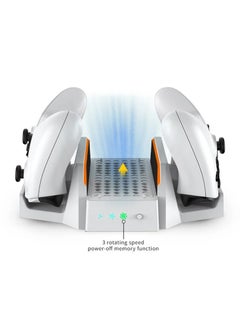 دوبي DOBE TYX-0663 لـ Xbox Series S / X حامل شحن وتبريد عمودي بقاعدة حامل وحدة تحكم مزدوجة  - Image 2