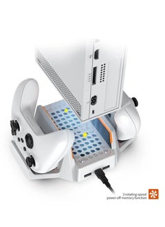 دوبي DOBE TYX-0663 لـ Xbox Series S / X حامل شحن وتبريد عمودي بقاعدة حامل وحدة تحكم مزدوجة  - Image 4