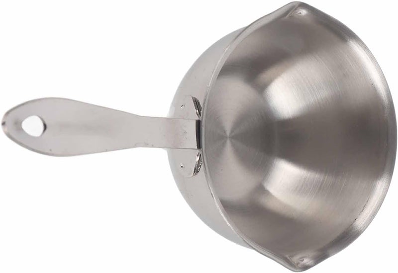 Butter Warmer Pot, Stainless Steel Induction Butter Warmer, Flat Bottom Pour Spouts Pot, Ideal for Melting, Cheese, Chocolate, Heating Milk, Soup (150ML) - Image 2