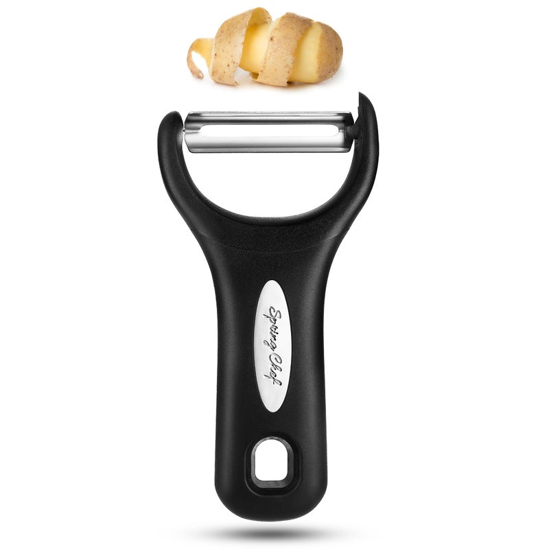 Spring Chef Y Peeler, Black - Image 1