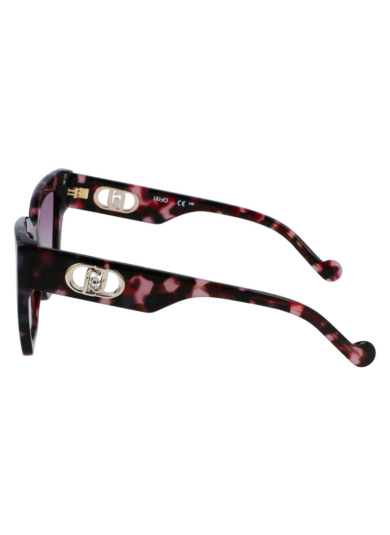 Liu Jo - FULL RIM ACETATE ACETATE LIU JO SUNS LJ777S 5318 (516) PURPLE TORTOISE - Image 1