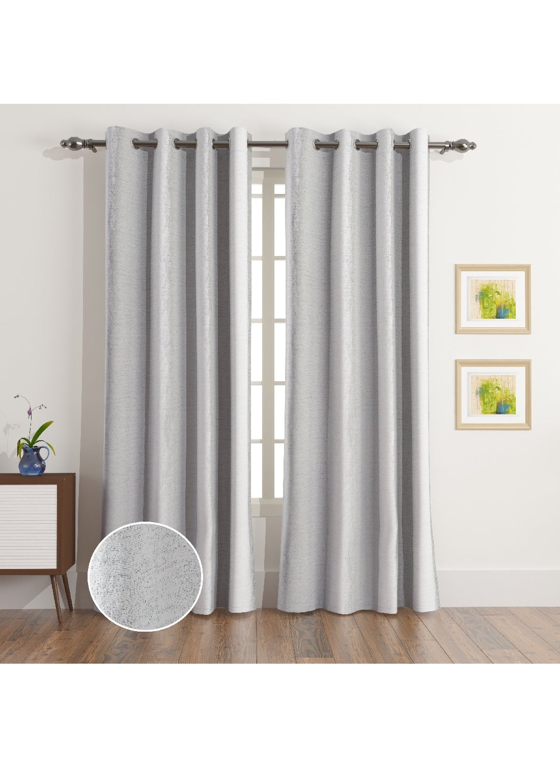 Ontario Loreto 2-Piece Jacquard Curtain Set 240 x 140 cm 