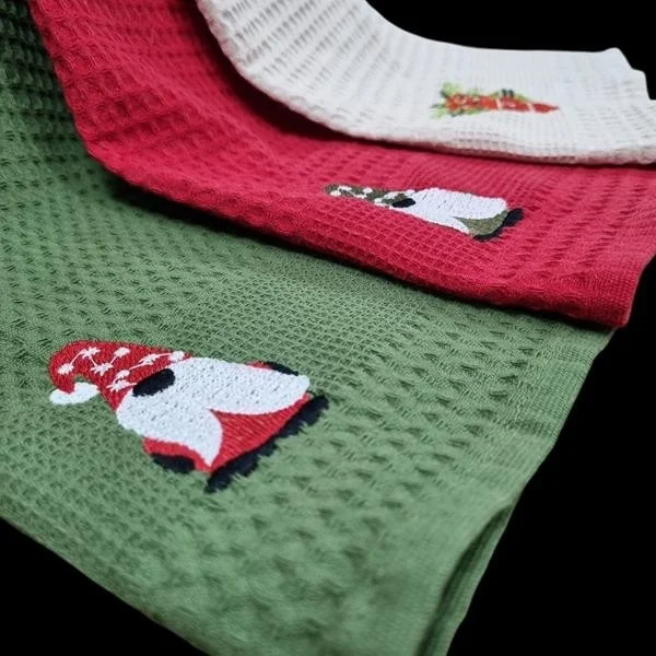 Ephemeris Embroidered 3-Piece Towel - Newyearhappy