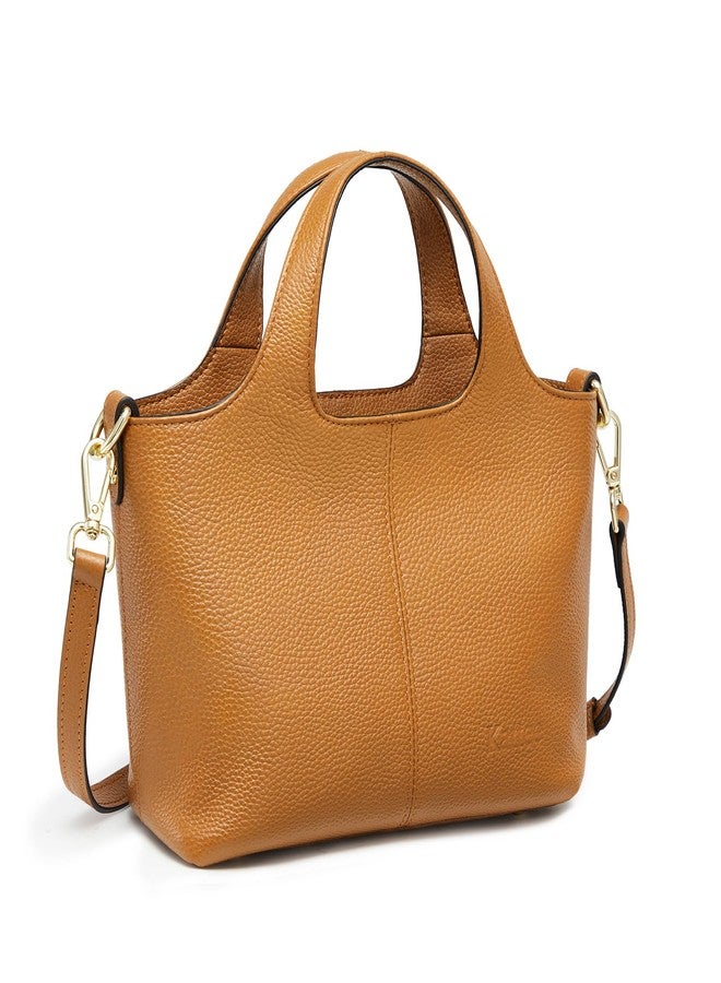 Kattee Leather Handbags and Purses for Women, Small Crossbody Bags for Women Cross Body Purses with Top Handle - Image 1