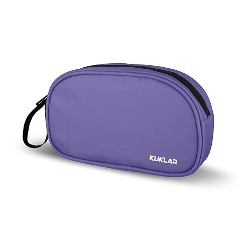 KUKLAR Premium Travel Pouch Multipurpose Carry Bag for Toiletries Cables Stationery Pencil Pouch and Daily Essentials Lightweight with Zipper for Travel School (Violet) - Image 4