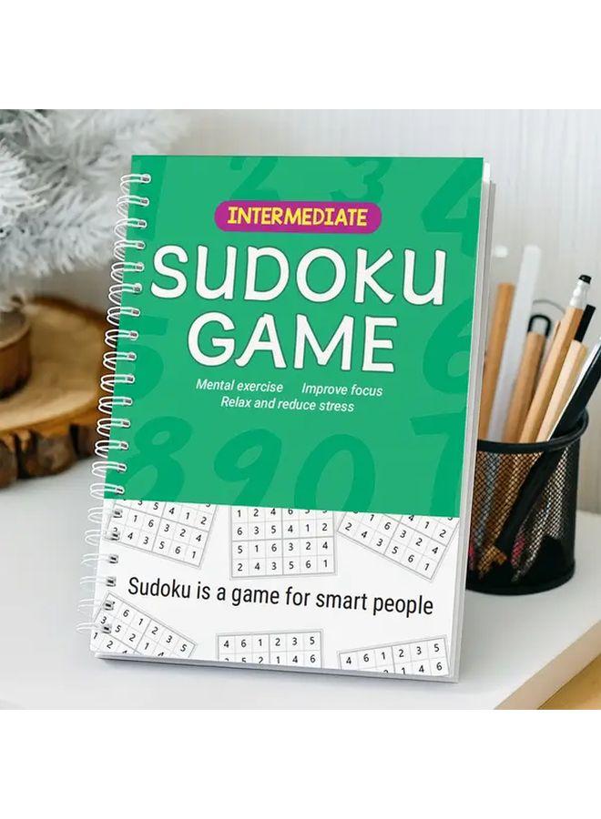 Intermediate Logic Puzzle Books Sudoku Brain Training For Kids Educational Gifts - Image 3