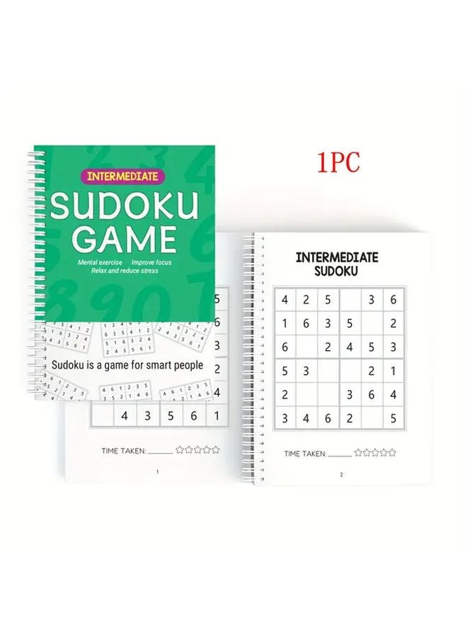 Intermediate Logic Puzzle Books Sudoku Brain Training For Kids Educational Gifts - Image 1