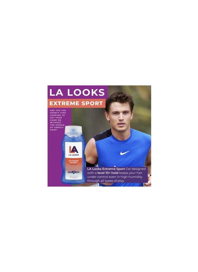 la looks L.A. Looks Sport Activity Proof Power Gel Mega Xtreme Hold 20 Oz (Pack Of1)  - Image 4