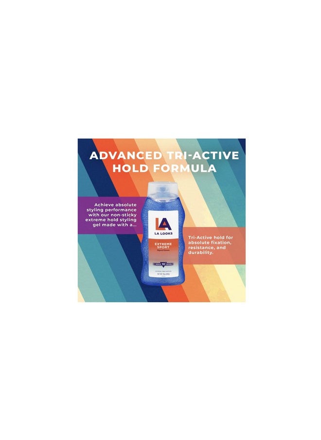 la looks L.A. Looks Sport Activity Proof Power Gel Mega Xtreme Hold 20 Oz (Pack Of1)  - Image 3
