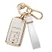 CACARLIKE for Acura Key Fob Cover Car Key Fob Case Compatible with Acura CDX RDX RLX NSX TLX TLXL Smart Key Protector Holder - Image 2