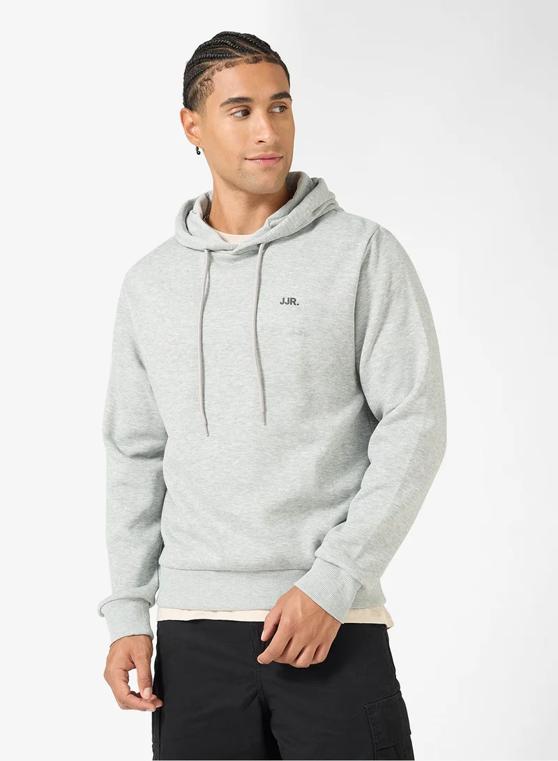 JJ Rebel  Logo Regular Fit Hoodie for Men | Best Price UAE