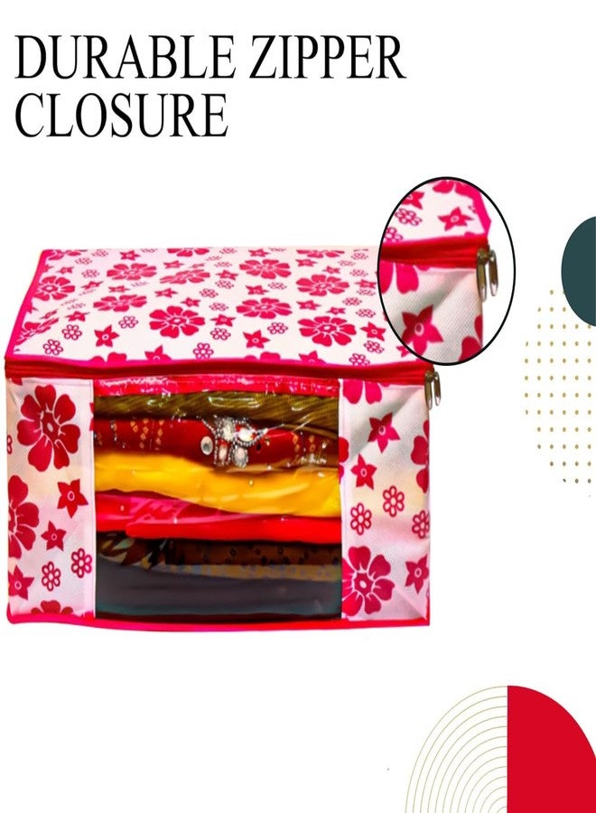 Shaping Fabric Garment Cover Non-Woven 90 GSM with Transparent Window & Double Metal Zipper - Pack of 8 | Dustproof Clothes Storage Bag for Sarees, Suits, Jackets, Shirts SCXLRL1582493517524148525205 - Image 5