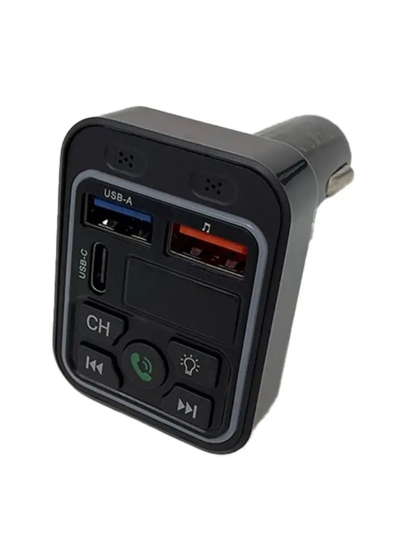 أيرلدوم شاحن سيارة 4 في 1 (M108) - مشغل MP3 بلوتوث، شحن سريع 3.1A، إضاءة LED متعددة الألوان - Image 2