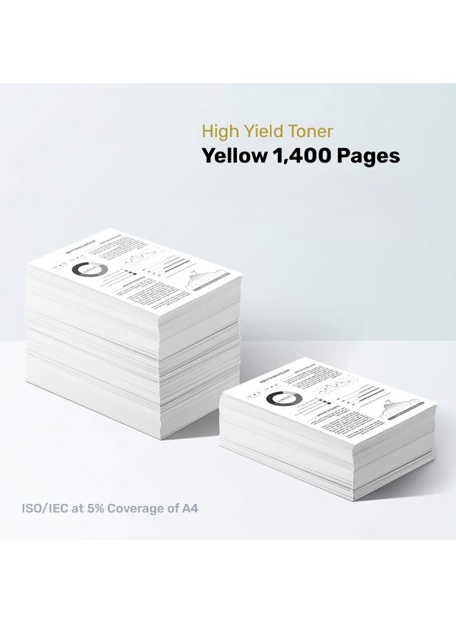 طباعة الذهب Gold Print Premium Toner Cartridge Universal Toner 125A CB540A Compatible for HP Color laserJet CP1213, CP1214, CP1215, CP1216, CP1217, 1513n, CP1514n, CP1515n, CP1516n, CP1517nl, CP1518nl, CP1519nl, HP Laserjet Pro CM1411fn, CM1412tn, CM1413fn, CM1415fn, CM1415fnw, CM1416fnw, CM1417fnw, CM1418fnw, CP1521, CP1522, CP1523, CP1525,  CP1525nw, CP1526nw, CP1527nw, CP1528nw, HP LaserJet Pro 200 color M251nw, M276n/nw, Canon I-SENSYS LP7100Cn, LBP7110Cw, MF628Cw, 623Cn, MF8280Cw, MF8230Cn, Canon Color ImageCLASS 624Cw, MF628Cw, 8210Cn, 8280, MF626Cn, MF623Cn, 621Cn, Canon Satera MF628Cw, 8230Cn, 8280Cw,For Use With: HP LaserJet Enterprise and Canon printer - Image 4