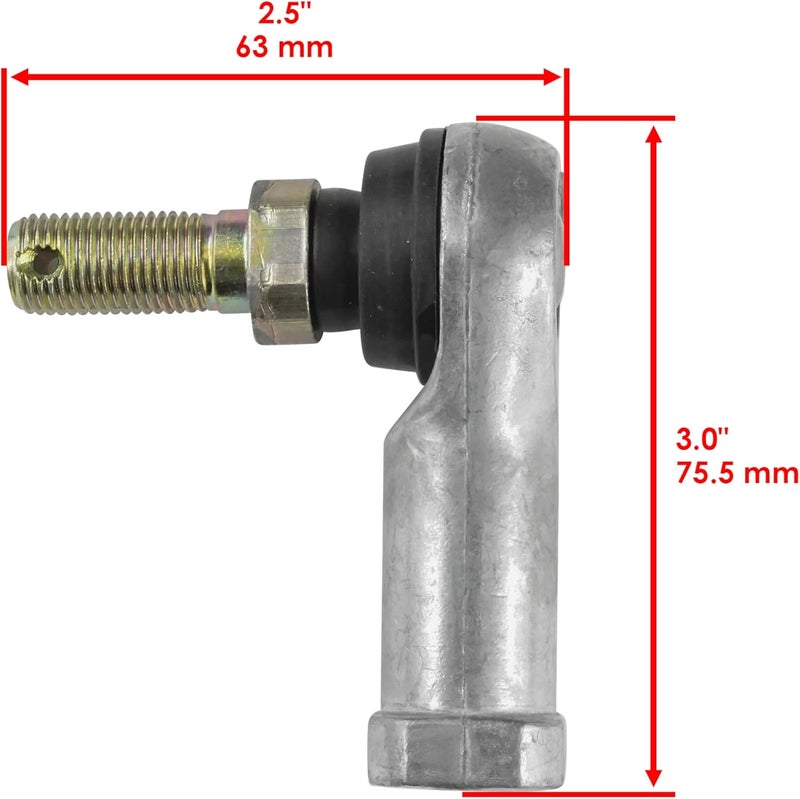 Caltric Tie Rod Set for Honda Rancher 350 TRX350TM TRX-350TM (2000-2006) - Image 3