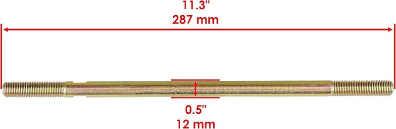 Caltric Tie Rod Set for Honda Rancher 350 TRX350TM TRX-350TM (2000-2006) - Image 2