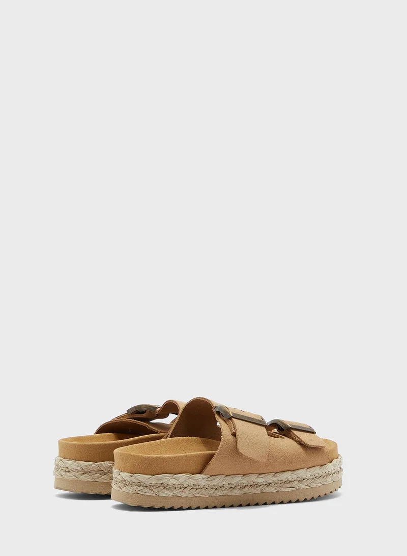 MANGO Youth Double Strap Sandal