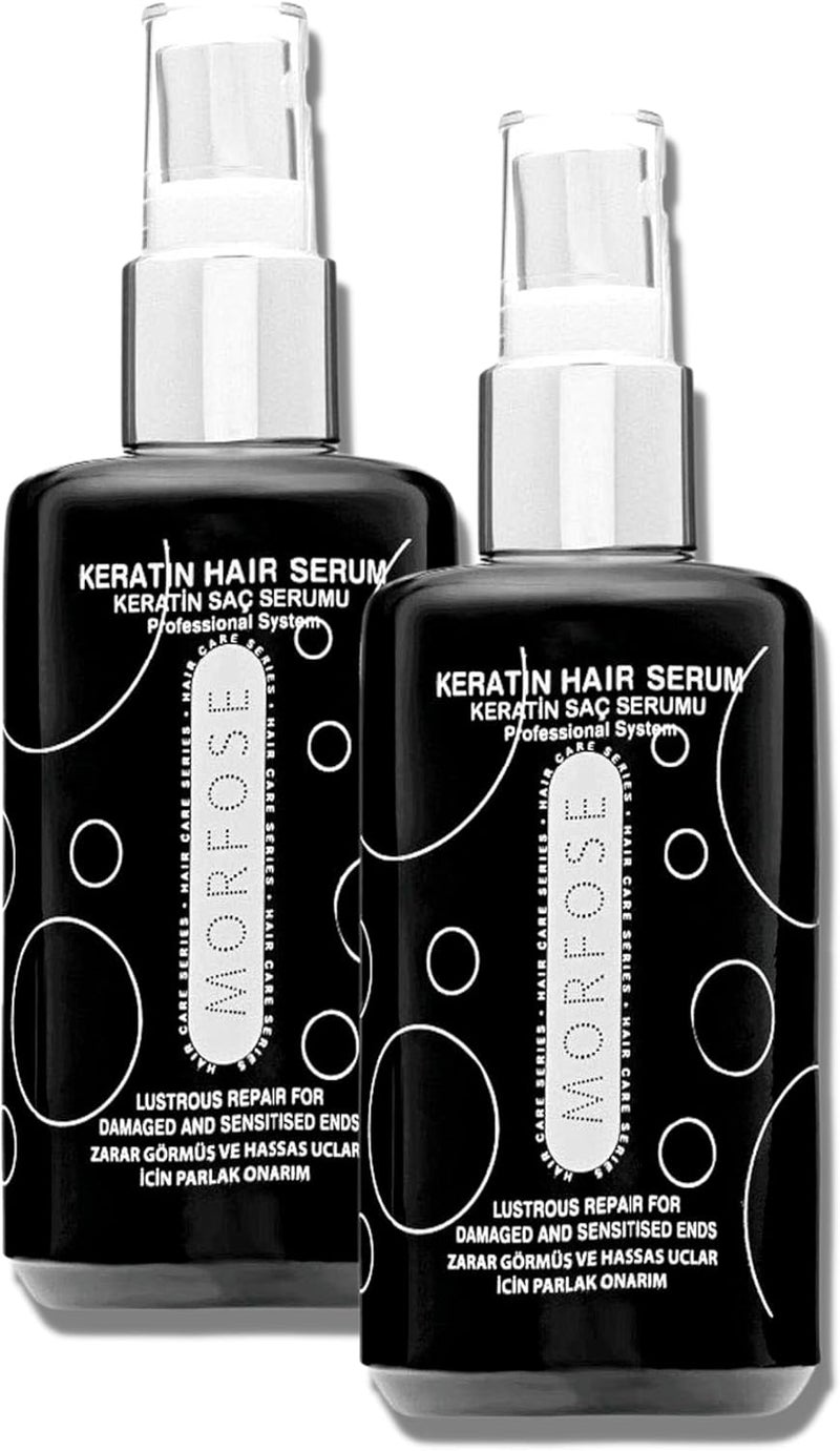 2 x Morfose Keratin hair serum 75 ml