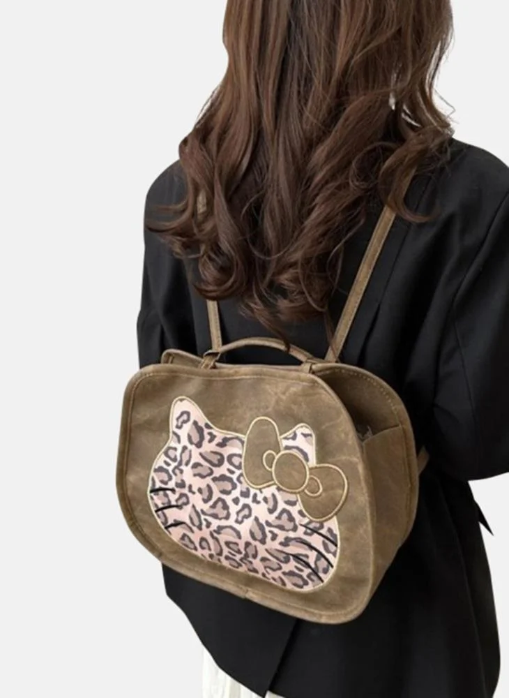 يونيكي Brown Printed Lifestyle tote Bag