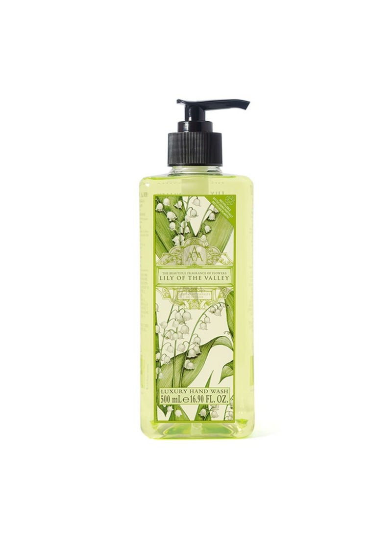 Aromas Artisanales de Antigua - Aromas Artesanales De Antigua Hand Wash Lily Of The Valley 500ml Bottle - Image 1
