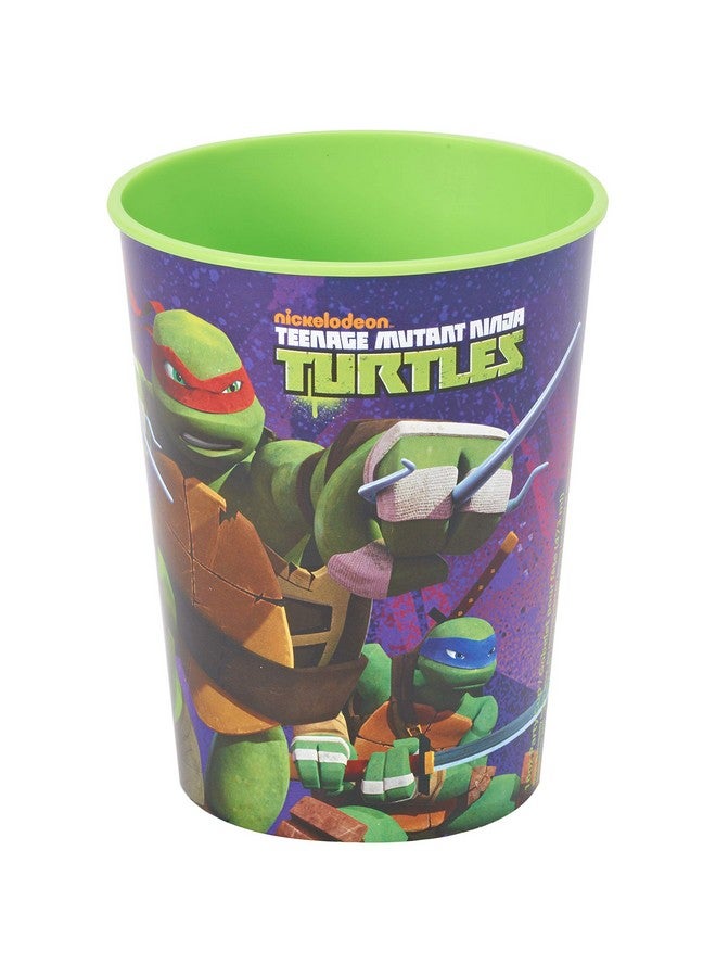 American Greetings Teenage Mutant Ninja Turtle (TMNT) Party Supplies, 16 oz. Reusable Plastic Party Cup (12-Count) - Image 3