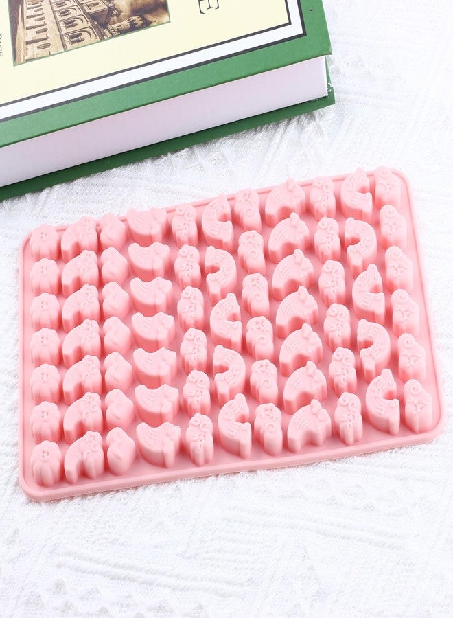 YIMINGMOLD قالب سيليكون YIMINGMOLD قطعة واحدة على شكل سحابة وشمس وقوس قزح، قالب حلوى جيلاتينية بألوان قوس قزح. - Image 3