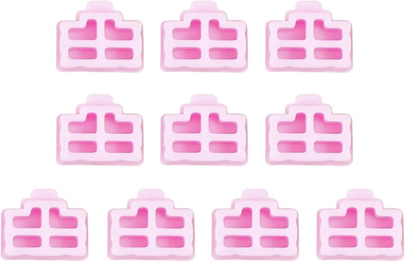 Dust Plug 50 PCS Ethernet Hub Port RJ45 Anti Dust Cover Cap Protector Plug for Charging Port Phones Laptops(Pink) - Image 1