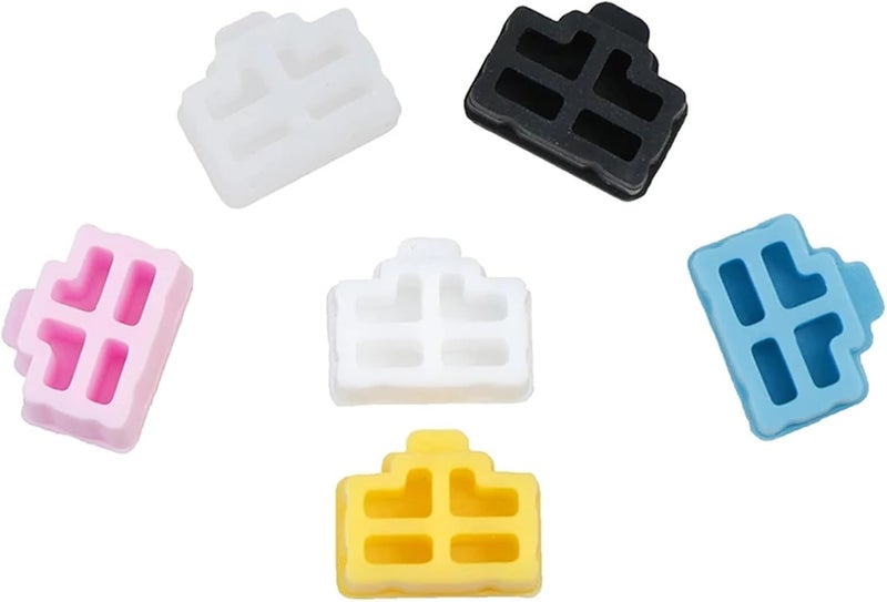 Dust Plug 50 PCS Ethernet Hub Port RJ45 Anti Dust Cover Cap Protector Plug for Charging Port Phones Laptops(Pink) - Image 5