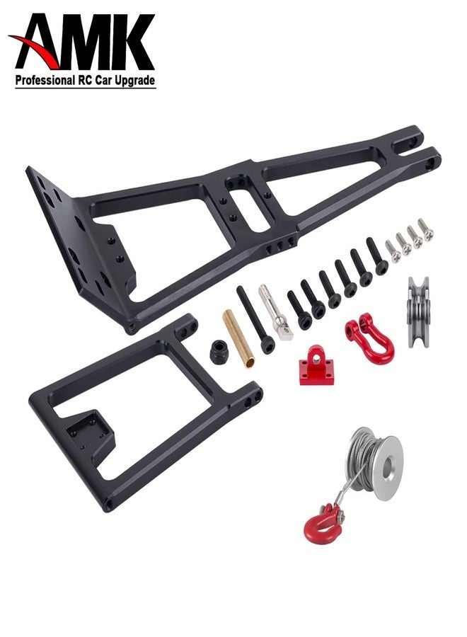 AMK Tow Truck Accessory Kit for 1/10 RC Crawler Chassis, Includes Crane Arm and Winch, Compatible with SCX10 TRX4 Capra LCG Chassis Upgrades - Image 4