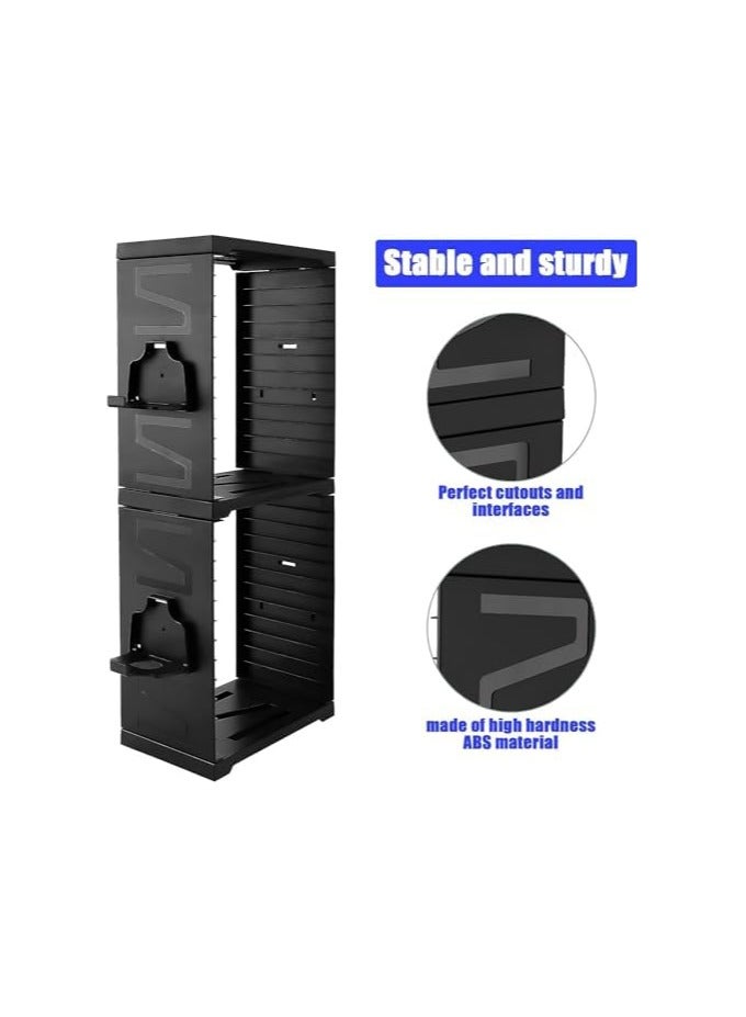 erorex Game Storage Tower Universal Video Game Storage,Game Card Box Holder Vertical Stand for 24 Games Storage ABS Stand Compatible with PS5 PS4 Xbox Nintendo Switch Games Gamer Gifts - Image 4