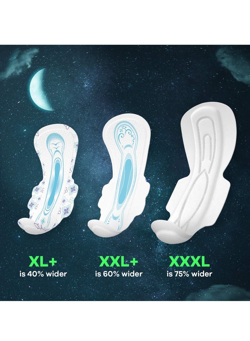 وسبير Whisper Bindazz Nights SANITARY PADS ، 16 XXL + PADS ، تسرب يصل إلى 0٪ طوال الليل ، لتدفق كثيف ، ظهر أطول وأوسع بنسبة 60٪ ، أجنحة ناعمة وسادة مريحة ، غلاف يمكن التخلص منه - Image 5