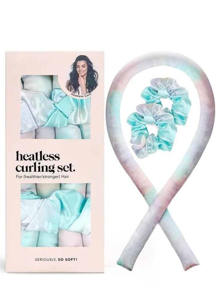 Generic Satin Heatless Curling Set - Hair Rollers for Heatless Curls | Heatless Hair Curlers & Hot Rollers | Hair Curlers to Sleep in | Heatless Curling Rod Headband | Heatless Curler - Image 1